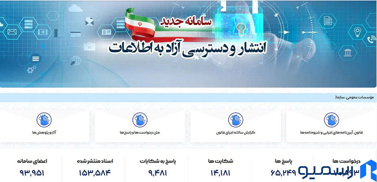 سایت سامانه‌ی ملی انتشار